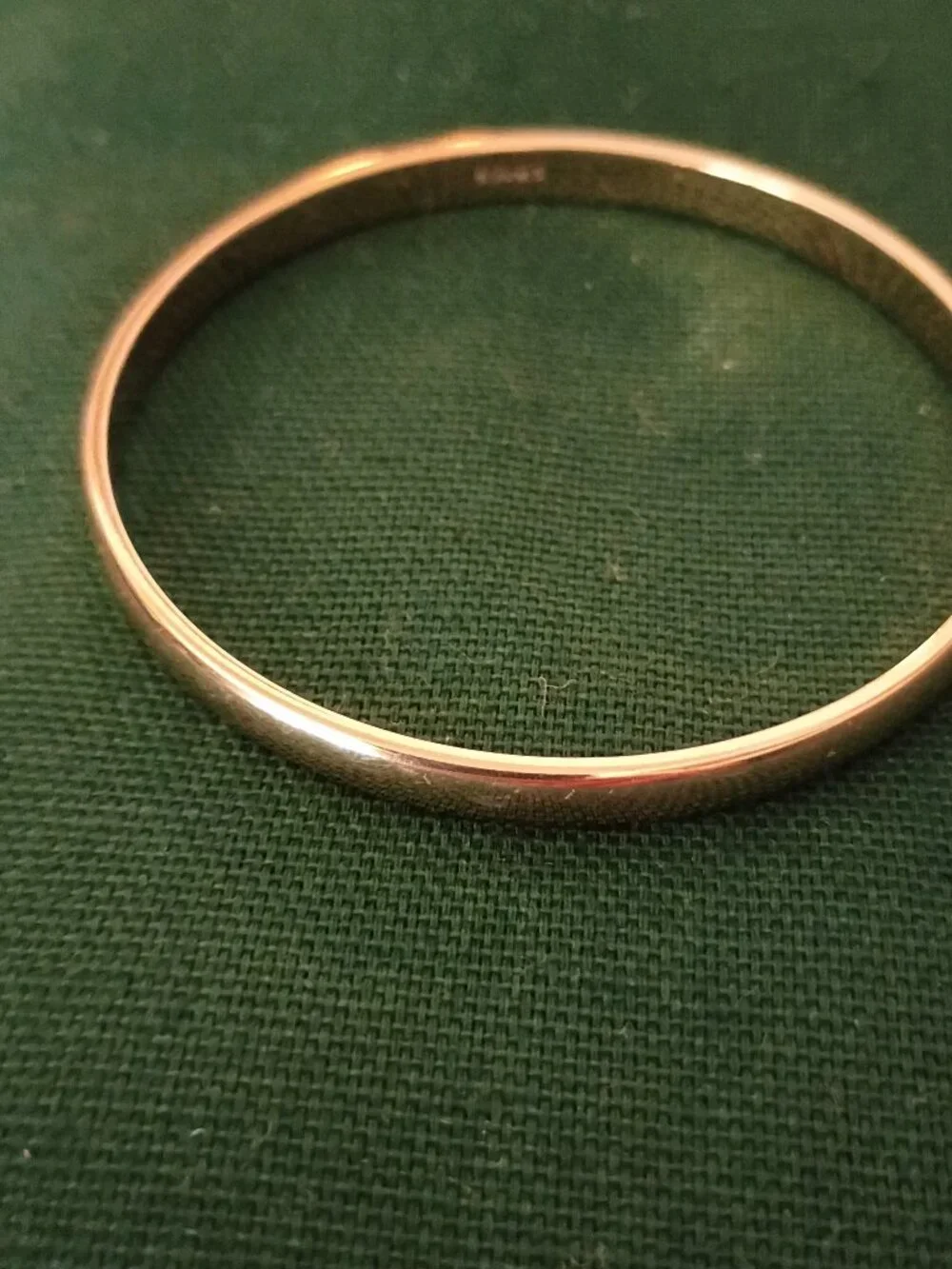 MonetS Gold on Sterling Bangle